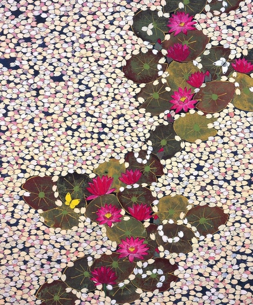 Японский художник Reiji Hiramatsu. Рейджи является представителем художественного направления Нихонга - живопись Японии конца XIX - начала XXI веков. Вначале у него проявился интерес к