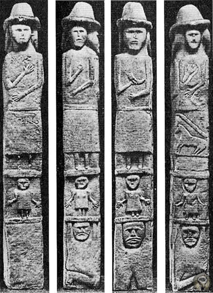 Збручский идол - о странном артефакте, найденном в 19 веке на территории современной Украины За всю историю существования археологии было найдено множество артефактов. И часть из них вызывает