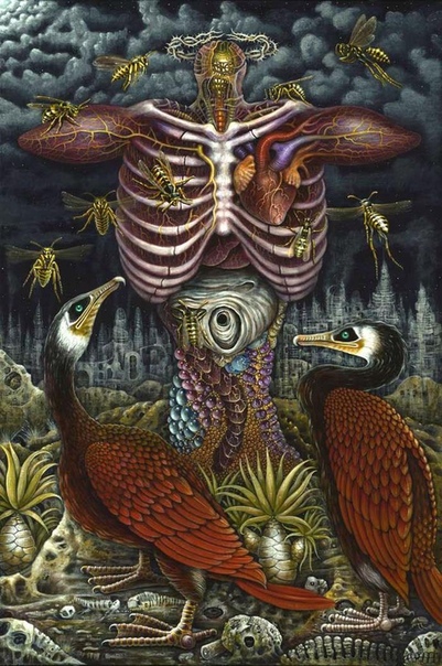 Красочный мрак художника Роберта Стивена Коннетта