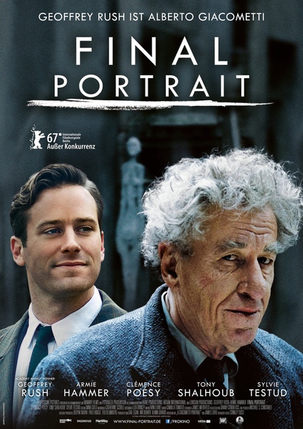 «Последний портрет» (2017) Кинолента повествует об одном из величайших творцов двадцатого века художнике Альберто Джакометти. А если быть точнее, то в фильме показан закат его некогда насыщенной