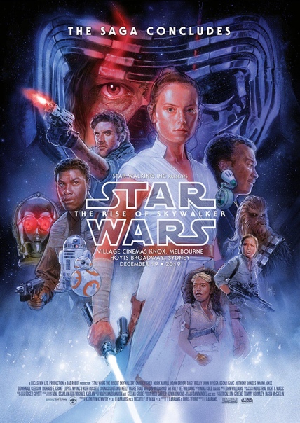 Постеры финального эпизода «Звездных войн» Завершение великой саги прибудет на экраны 19 декабря.