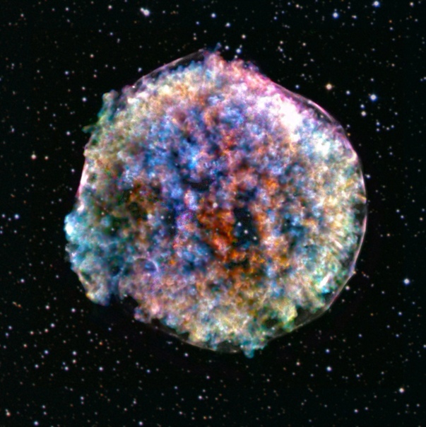 Телескоп получил удивительный снимок остатка взорвавшейся звезды 