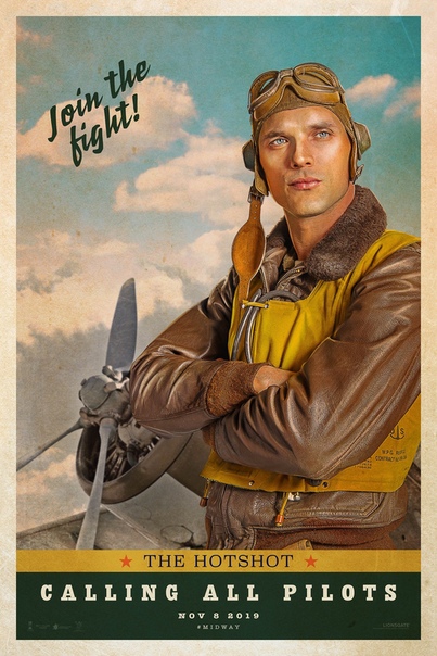 Крутые ретро-постеры военного фильма «Мидуэй» от Роланда Эммериха 