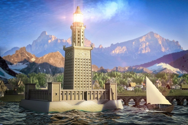 Александрийский маяк Александрия расположена на египетском побережье. Удобная гавань превращает ее в важнейший центр торговли с другими городами Средиземноморья. Птолемей понимал это и начал