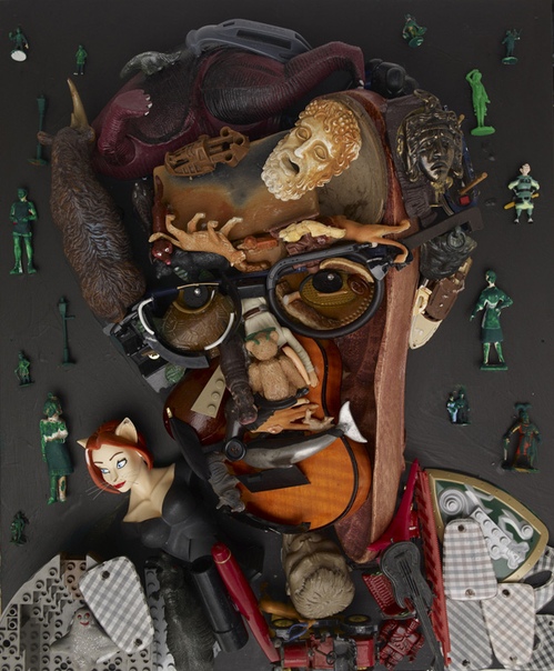Необычные анаморфные портреты от Бернарда Праса Творчество французского художника Бернарда Праса (Bernard Pras) иногда называют «мусорным искусством», так как в своих анаморфных произведениях он