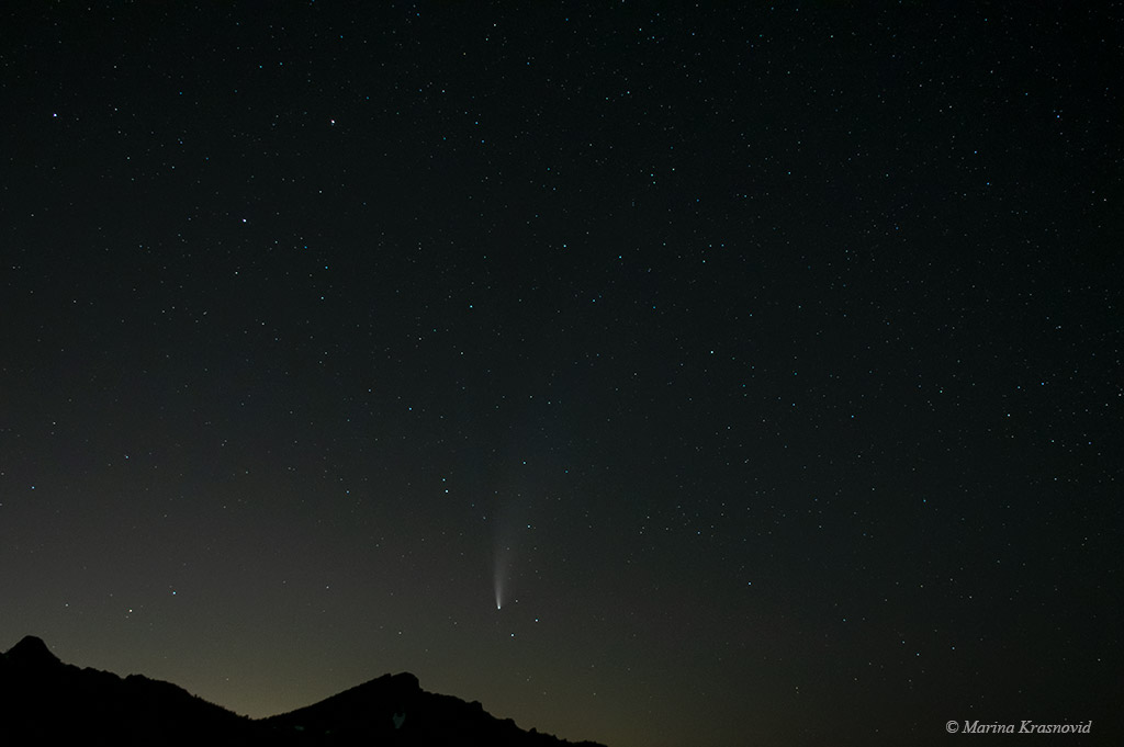 штат Вашингтон: Искали комету NEOWISE, а нашли Млечный Путь
